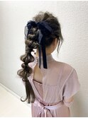 お呼ばれヘアアレンジ