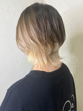 レイール 下北沢(Reir) 【Reir_下北沢】*ツートーンカラー＋ホワイト×アッシュ＊