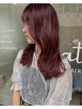 マトフ(matohu) レッド×パープル