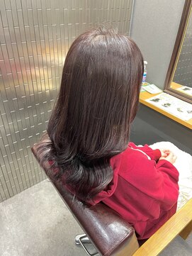 ボアップ(boappu) #レッドカラー#暗めカラー#ブリーチなし#髪質改善トリートメント