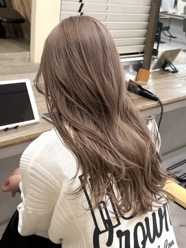 ローレン(Lolen.) ミルクティーベージュ×レイヤーカット/小顔ヘア