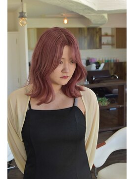 クラン ヘアーアンドスタジオ(CLAN hair & studio) 可愛いピンクパープル