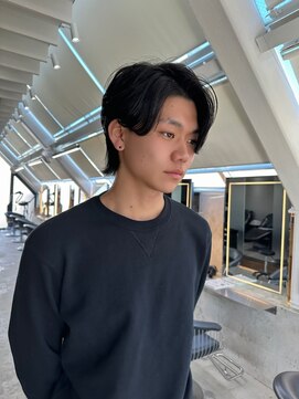 ロンドアンメゾン 原宿(Lond un Maison.) 【吉田智哉】メンズパーマ、ニュアンスパーマ、ダークアッシュ