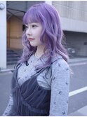 【表参道】パープル、ケアブリーチ、ハイトーン
