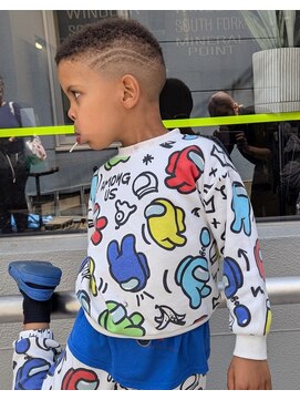 クフィア メンズヘアー カンポ 天王寺店(CUFFIA MEN'SHAIR CAMPO) スペインカールスパイキーショートブルーブラックおしゃれ坊主