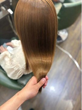 グラス 春吉1号店(glass) 【髪質改善】酸性ストレート+カット+4stepTR