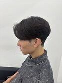 曲がる縮毛矯正で作るセンターパート