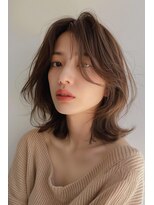 ルアナ(Luana)&nbsp;顔まわりレイヤー大人女子外ハネボブ