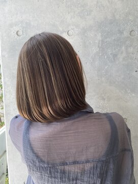 トクヤマサロンニューヨーク(TOKUYAMA SALON NEW YORK) 【髪質改善】立体感艶カラー×ボブカット