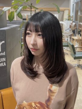 オプスヘアー 西新店(OPS HAIR) レイヤーカット× OPSオリジナル髪質改善/オージュア/縮毛矯正