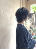 short wolf perm