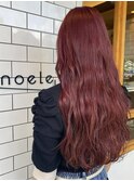 カシスレッド×ロングヘア