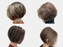 柔らかいショート・ボブは、年代問わず人気の定番スタイル。