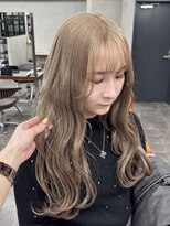 ニコ トウキョウ 渋谷(nico TOKYO)&nbsp;ミルクティーベージュダブルカラーピンクハイトーン韓国レイヤー