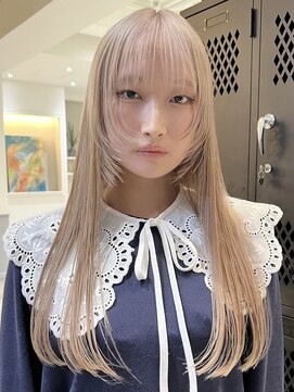 スリバー(sliver) ブリーチハイライト髪質改善ダブルカラーレイヤーカット