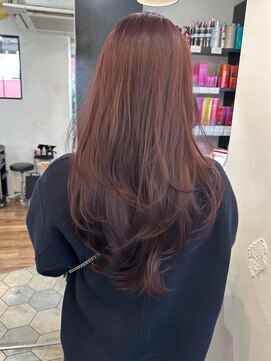 マインバイアフロートギンザ(MYNE by AFLOAT GINZA) 抜け感ワンカールレイヤー／ラベンダーブラウン