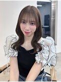 上品韓国ヘアラベンダーグレージュ