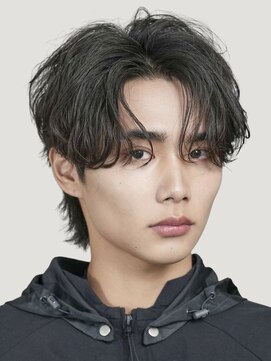 レタッチバイフィフス 大阪梅田(RETOUCH by fifth) 大阪梅田ニュアンスパーマ波巻きパーマセンターパートゆるめ◆