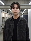 リバースセンターパート ニュアンスパーマ メンズ 南川聖華
