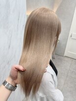 ロンド レア 天神大名店(Lond Le’a)&nbsp;ダークアッシュ/大人ガーリー/似合わせカット/着物ヘア/ピンク