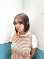 ロンド レイ 立川(Lond Ray) レイヤーボブ/ミルクティーベージュ/髪質改善/顔周り/立川