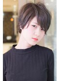 グレージュジェンダーレスショート