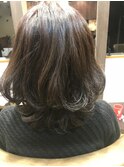 ボブふんわりパーマ
