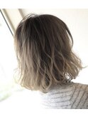【透明感×立体感】フォギーベージュバレイヤージュ