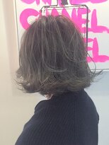 アンス 大阪梅田(ANs.)&nbsp;大人可愛い、大人ボブ、外ハネボブ、フォギーベージュ