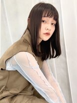 エムスラッシュ みなとみらい馬車道店(M SLASH)&nbsp;馬車道/オン眉/シアーカラー/小顔/ナチュラルセミディz1