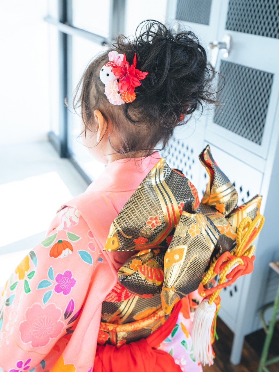 喜三太　しんべえ　ペアセット ✨七五三 7歳 とっても髪の毛が長かったので 地毛でヘアセットさせて