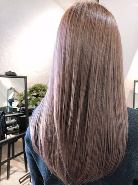 ロア インターナショナル 新宿店(LoA International) パーソナルカラー 透明感抜け感 ブリーチなし ラベンダーピンク