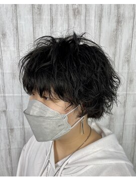 ビューティドレッセヤマノ 池袋パルコ(Beauty Dresse YAMANO) 【パーマ】【ショートカット】クセ毛風♪無造作パーマショート