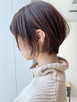 アイティーバイアルバム 八王子店(IT by ALBUM) ショートボブ_セクションカラーペールベージュ_ba286291