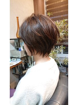 ヘアメイクライン(hair make LINE) くびれショートボブ