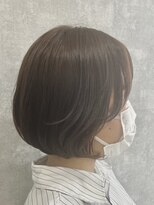 ランガリ ヘアアンドスパ(Rangali Hair&Spa) 【別府 ランガリ】ショートボブ/流れる顔まわり