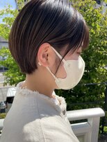 ツイギー 宮西店(TWiGGY) 丸みショート×ブラウンカラー