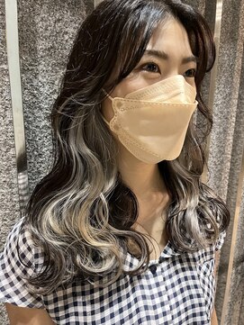 ムード カナザワ(mood kanazawa) ＃インナーカラー＃ブリーチ＃ハイライト＃ダブルカラー