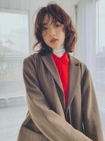 フィルムス 田町芝浦(FILMS) 髪質改善縮毛矯正レイヤーカット顔周り前髪韓国ミニウルフ/田町