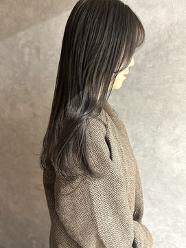 フレームプラス 御堂筋難波店(FRAME +) グレージュ 透明感カラー