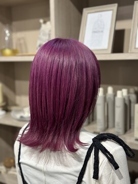 プレビア 上尾店(PREVIA) 髪質改善カラー☆ピンクラベンダー