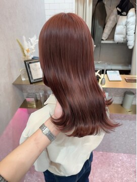 ロンド レア 天神大名店(Lond Le’a) 天神大名ダブルカラーケアブリーチレッドブラウン