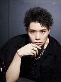 スパイキーショート／メンズショート／アップバング／かきあげ