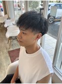 【スタイリング無し】メンズツイストパーマ