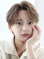 オーシャントーキョー サニー 原宿(OCEAN TOKYO Sunny)&nbsp;フェザーパーマ韓国ヘア韓国マッシュセンターパートパーマ毛流れ