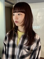 ノラジャーニー(NORA Journey)&nbsp;ロングレイヤーシャギーレイヤーブラウンレッドレイヤーカット