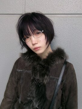 ブロック ジャポン(bloc japon) short×face layer/dark purple