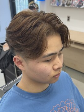 ロンド ローガン 名駅(Lond LOGAN) メンズブリーチ無しで作るミルクティーベージュカラー 1