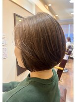 ヘアー グリーン(hair green) 丸みショートボブ ローグラ【髪質改善/百合ヶ丘】