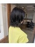 【ケア&パーマもち◎】ドライカット+水パーマ+AujuaクイックTR ￥9900